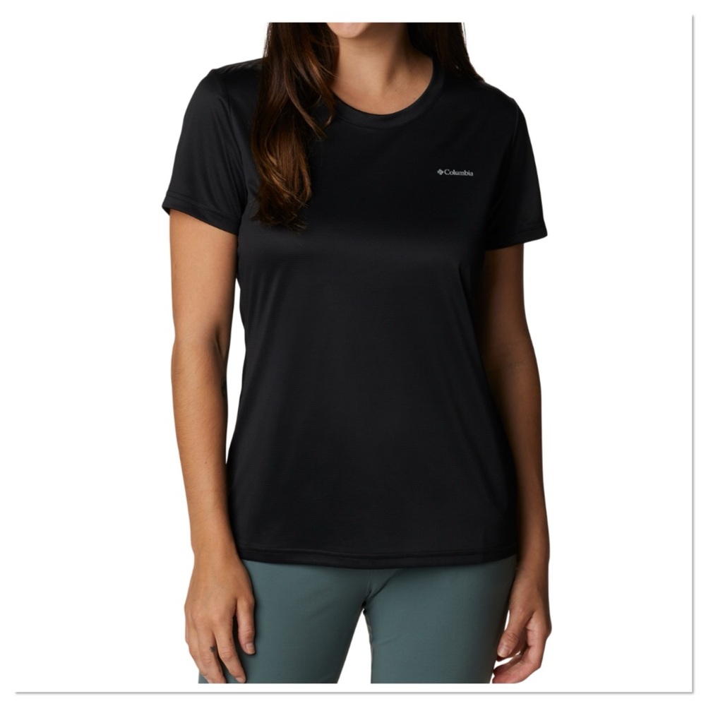 Columbia Women's Hike Short Sleeve Black